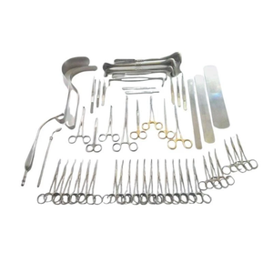 Juego Básico de Laparotomía de 104 Piezas, Instrumentos Quirúrgicos Médicos Abdominales Dorados - Product Image 2