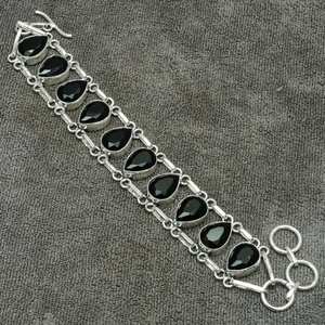 Tanzanite Gemstone Silver <b>Bracelet</b> 925 Sterling Silver Handmade Jewelry <b>Bracelet</b> Gift for Her Gift for Mom Everyday Jewelry - Product Image 4