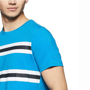 Camisetas de Hombre de Secado Rápido, 100% Algodón, Ligeras, Manga Corta, Estilo Urbano, Impresión de Logotipo Personalizada, Transpirables, de Secado Rápido, Color Sólido - Product Image 3