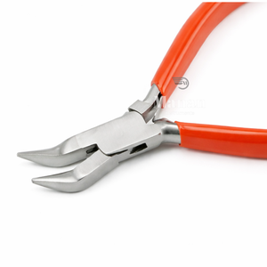 MANAN INSTRUMENTS Alicates de punta curva de 5.7 pulgadas (145 mm) de acero inoxidable de precisión para doblar alambre, manualidades DIY de alta calidad - Product Image 5