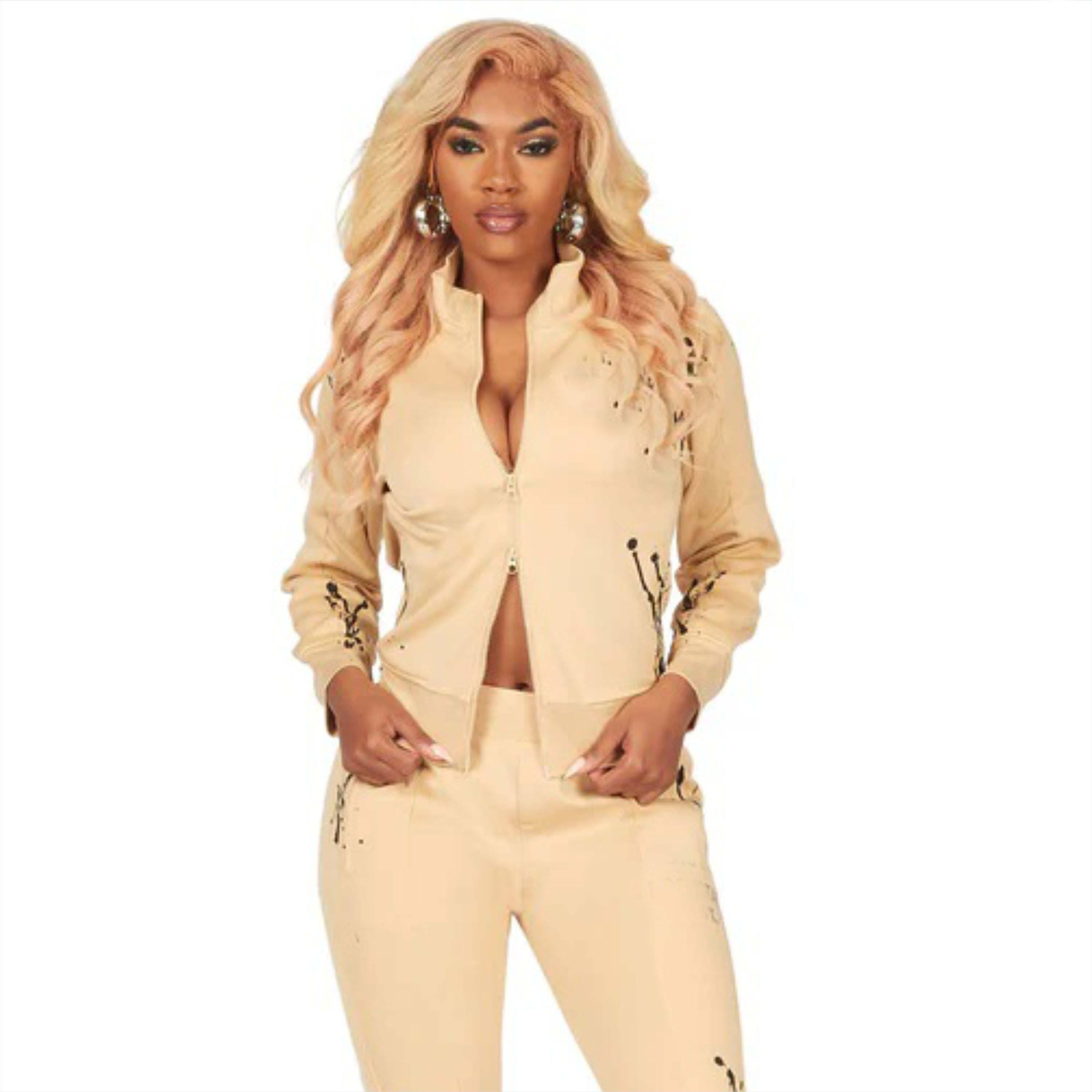 Fashion Designer Tracksuits Womens Stylish Women's Stacked