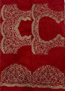 Sequence Broderie Saree Belle Soie Saree Prêt à Porter pour les Femmes Mariage et Fête - Product Image 5