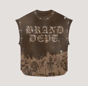 Acid Wash Distressed Sleeveless Raw Hem Men 2 Piece <b>Short</b> <b>Sets</b> Tank <b>Top</b> <b>and</b> <b>Shorts</b> <b>Set</b> <b>Shorts</b> <b>and</b> Shirt <b>Set</b> for Men - Product Image 4