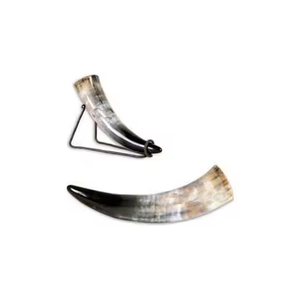 Cuerno para beber más valioso con barra de soporte de hierro Accesorios para bebidas Cuerno vikingo Cuerno para beber de la mejor calidad en precio con descuento - Product Image 1