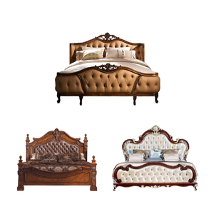 Fábrica vende bien muebles de lujo cama hotel hostal casa apartamento dormitorio Suite cama king size Suite hecha en Indonesia - Product Image 4