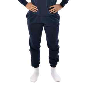 Pantalons de jogging unisexes confortables en tissu éponge 100% coton, style nouveau, vente en gros, légers, avec poches, pour hommes - Product Image 1