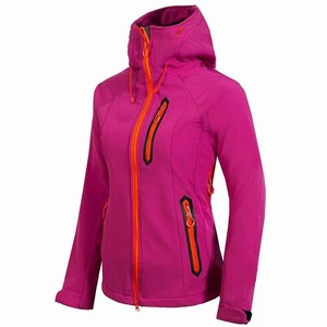 High Quality Hooded Softshell Jacket Customize Multi-Pockets Windproof Winter Jacket Stylish Zipper Wholesale <b>Women</b> Jacket - Product Image 3