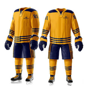 Vente d'usine d'uniforme de hockey sur glace bon marché conception de logo personnalisé uniforme de hockey sur glace le plus vendu en gros - Product Image 3