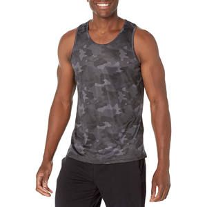 Camiseta sin mangas de poliéster de algodón para hombre ligera de diseño de calidad superior Sudadera con capucha Gimnasio Deportes Muscle Loose Tank Top - Product Image 1
