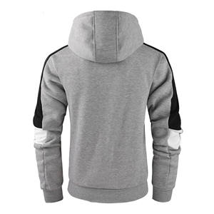 Alta calidad 350gsm cremallera pesada/sudaderas con capucha algodón Spandex hombro caído sin cuerdas pesado sudaderas con capucha de gran tamaño para hombres - Product Image 5