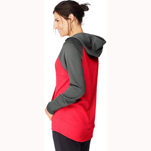 Vente en gros de pulls à capuche surdimensionnés de sport vierges pour femmes pullover design pullover uni anti-boulochage sweats à capuche respirants pour femme - Product Image 2