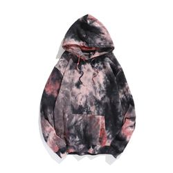 Custom Wholesale Men's Winter Cotton Fleece <b>Tie</b> <b>Dye</b> <b>Hoodie</b> with Embroidered Logo Breathable Pullover Sports Wear - Product Image 6