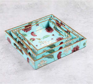 ถาดสี่เหลี่ยม MDF สำหรับตกแต่งทำด้วยมือของสะสมของเรา - Product Image 1