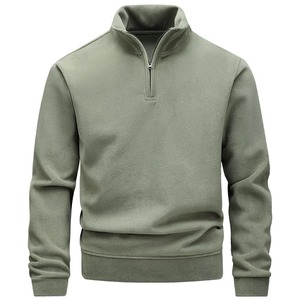 Sudaderas con Capucha para Hombre de Color Sólido, Moda Británica, Alta Calidad, Cuello Alto, Impresión Digital, Anti-Pilling, Poliéster/Algodón - Product Image 6