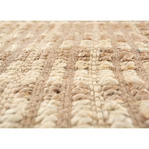 พรมปูพื้นทรงสี่เหลี่ยมผืนผ้าลายคลาสสิกสีเบจและสีน้ำตาล ทำจากปอกระเจาทอมือ สำหรับห้องโถงหรือห้องนั่งเล่นวัยรุ่น รุ่น PDJT-514 - Product Image 3