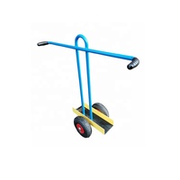 Chariot de panneaux de cloisons sèches avec pneus pneumatiques avec poignée, capacité de charge de 200kg