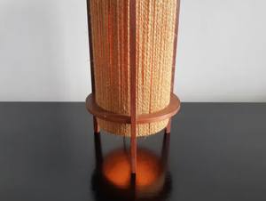 โคมไฟหวายสไตล์ยุโรปฝรั่งเศสแบบเรียบง่าย ดั้งเดิม ธรรมชาติ ทำด้วยมือ ปรับขนาดได้ ตกแต่งบ้านสำหรับห้องนั่งเล่นและห้องรับประทานอาหาร - Product Image 4