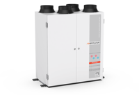 Machine intégrée de déshumidification ERV verticale pour atelier, haute efficacité pour l'élimination de l'humidité et la renouvellement de l'air intérieur