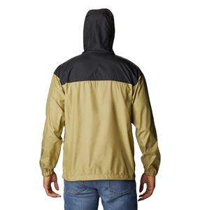 2026 nouveau Design élégant hommes toile coupe-vent veste avec col montant et Logo avant imperméable en plein air vêtements de pluie coupe-vent - Product Image 2