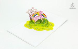 Nouvelle version Cartes de voeux Pop-up Artisanat fait à la main cartes d'animaux cartes-cadeaux pour les occasions personnaliser la commande - Product Image 3