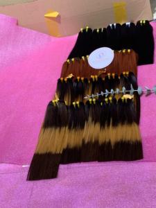 หนังกําพร้าบริสุทธิ์เกรด 12a จัดชิดผมเวียดนามแบบดึงคู่สุด ๆ เกลียวผมมนุษย์ 100 ตัว - Product Image 6