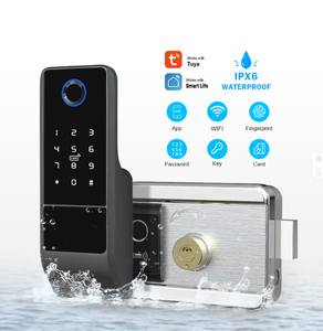 Tuya không thấm nước cuộc sống thông minh Wifi App điện thông minh vân tay ttlock thẻ chìa khóa vành cửa điện khóa ngoài trời cổng phía trước cửa - Product Image 3