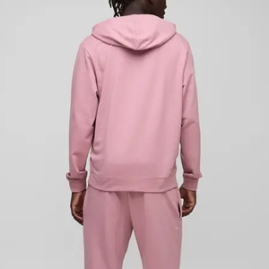 Chándal Informal para Hombre, Diseño de Tela de Algodón/Poliéster con Capucha, Cordones, Transpirable, Diseño de Color Sólido con Bolsillos Tipo Canguro - Product Image 6