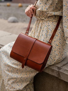 Manufacturer Custom High Quality Luxury Genuine Real Cowhide <b>Leather</b> Ladies <b>Shopping</b> Shoulder Working <b>Bag</b> for Women - Product Image 5