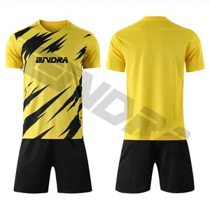 Fabriek Groothandel Lange Mouwen Jersey Voetbal Custom T Shirt Voetbal Jersey Voor Mannen Sportkleding Voetbal Truien