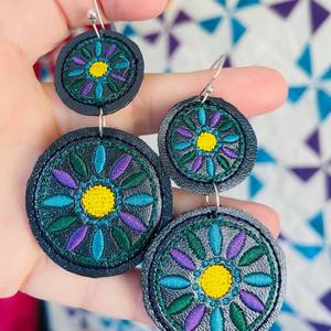 Beautiful <b>Peacock</b> Leaf Custom Multi-Beaded Earrings Women Festive Party <b>Jewelry</b> At Best Price Beaded Earrings - Product Image 5