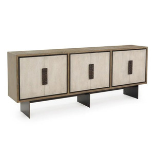 Buffet moderne en bois de chêne, console de rangement pour salle à manger, salon, hôtel - Product Image 1