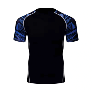 Service OEM/ODM, Rash Guards à manches longues respirants et à séchage rapide personnalisés avec impression par sublimation pour hommes - Matériel Spandex/Polyester - Product Image 4