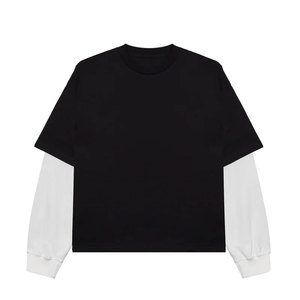 เสื้อยืดผ้าฝ้าย100% แขนสั้นสำหรับผู้ชายผู้หญิง, เสื้อยืดผ้าฝ้ายโอเวอร์ไซส์ทรงหลวมเทรนด์ล้างน้ำได้ฤดูร้อน - Product Image 1