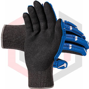 Gants d'impact imprimés de logo personnalisé de haute qualité taille XL confortables à porter et protecteurs pour la fabrication de dessus de sécurité - Product Image 5