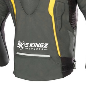 Chaqueta Corta de Motocicleta Hecha de Poliéster 600D de Alta Calidad con Acolchado Thermolite Extraíble y Protectores CE - Product Image 6