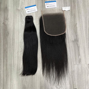 Extensiones de Cabello Natural al Por Mayor 2026, Cutícula Alineada, Cierre Suizo HD 7x7, Nudo Pequeño, Cierre HD, Cabello Liso Natural, Directo de Fábrica - Product Image 6