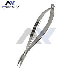 Tijeras curvas de acero inoxidable de 4,5 pulgadas, ergonómicas, duraderas y diseñadas con precisión para un corte cómodo - Product Image 4