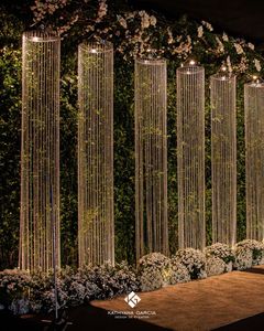 Cadena de fondo hecha a mano religiosa tradicional para decoración de escenario y entrada en la decoración de fiesta de compromiso Mehndi de boda - Product Image 3