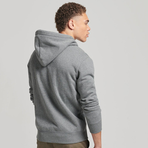 Nouveau meilleur Design personnalisé conception hommes de haute qualité en gros 2024 léger personnalisé couleur de teinture unie hommes sweats à capuche à fermeture éclair - Product Image 3