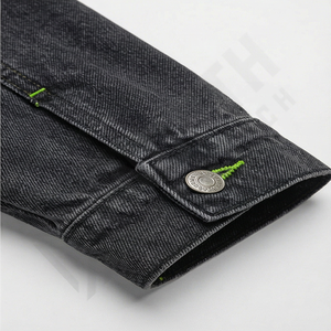 Chaqueta Vaquera Informal Unisex de Alta Calidad para Exteriores, Ligera, Estilo Urbano, Abrigo para Hombre, Prenda Exterior Moderna y Duradera - Product Image 6