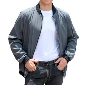 2025 nouveauté vêtements d'hiver hommes Satin veste pour vente en ligne les mieux notés Polyester fait hommes Satin Bomber veste d'hiver - Product Image 4