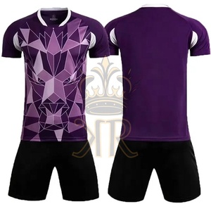 Camisetas de Fútbol para Adultos, Conjuntos de Uniformes de Fútbol Unisex de Manga Corta, 100% Poliéster Transpirable - Product Image 5