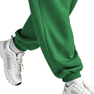 Conjunto de 2 piezas de lana en blanco de fabricante, ropa de calle, chándales acampanados holgados, chándales personalizados, sudaderas con capucha, pantalones de chándal, conjuntos para correr para mujer - Product Image 3