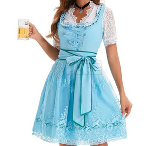 Conjunto de Vestido Dirndl Bávaro para el Oktoberfest 2025, Traje Tradicional Alemán para la Fiesta de la Cerveza, Vestido de Fiesta Dirndl Alemán - Product Image 4