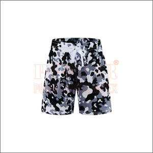 Pantalones cortos de baloncesto de doble malla lisos con estampado de aparejos personalizados para hombre y mujer - Product Image 1