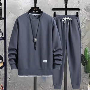 Survêtements pour hommes, ensembles de survêtements athlétiques en 2 pièces, sweat-shirt à capuche, jogging, survêtement de sport, fermeture éclair intégrale, tenues de réchauffement - Product Image 1