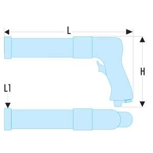 Pistolet à mastic Facom Power, cartouche 50 x 215 mm - Product Image 2