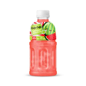 Cojo Cojo Watermelon Juice Drink w Nata De Coco, 10.8 Fl Oz (Pack of 12)- Vitamin C Rich, No Added Sugars, Wholesaler Supplier