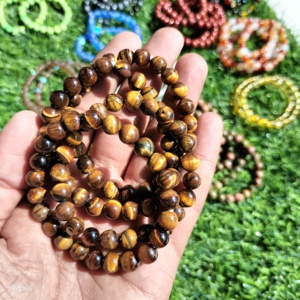 Pulseras de 8mm, piedras preciosas semipreciosas, cuentas redondas, energía energética, cristal, Reiki, curación, pulsera elástica para mujeres y hombres, regalos - Product Image 1