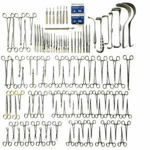 Juego de Laparotomía Básica de 108 Instrumentos, Quirúrgico, Médico - Product Image 1